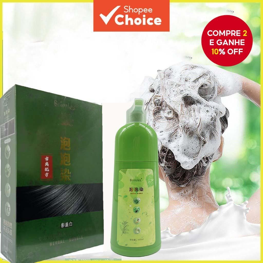 Shampoo De Cor De Cabelo À Base De Ervas 3 Em 1 Condicionador Com Essência Vegetal Para Tintura