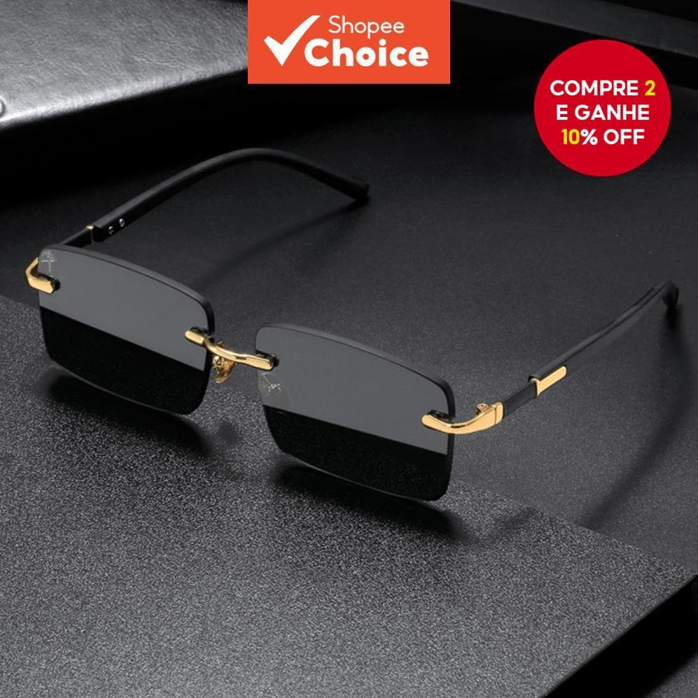 Óculos De Sol Da Moda Sem Moldura , Tons De Cor Gelatinosa De Estilo Europeu