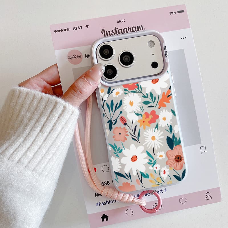 Capa de celular da lindas flores com iPhone 17 16 15 14 13 12 11 PRO MAX XS XR 7 8PLUS SE AIR casca macia