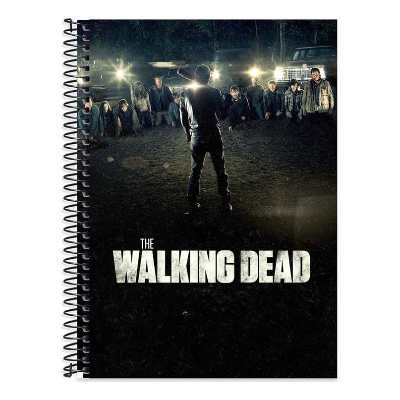 Caderno    The Walking Dead 10 Matérias Capa Dura