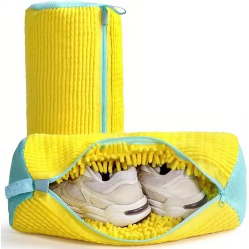 Saco Para Lavar Tênis Calçados Na Maquina De Lavar Saco Protetor Fibras Macias Poliéster JH