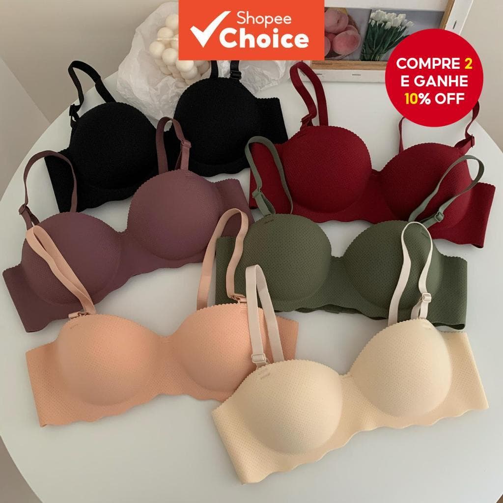 Sutiã Push Up Preto Confortável E Sexy – Copos Respiráveis Espessos , Perfeito Para Bustos Pequenos (32-38 A/B)