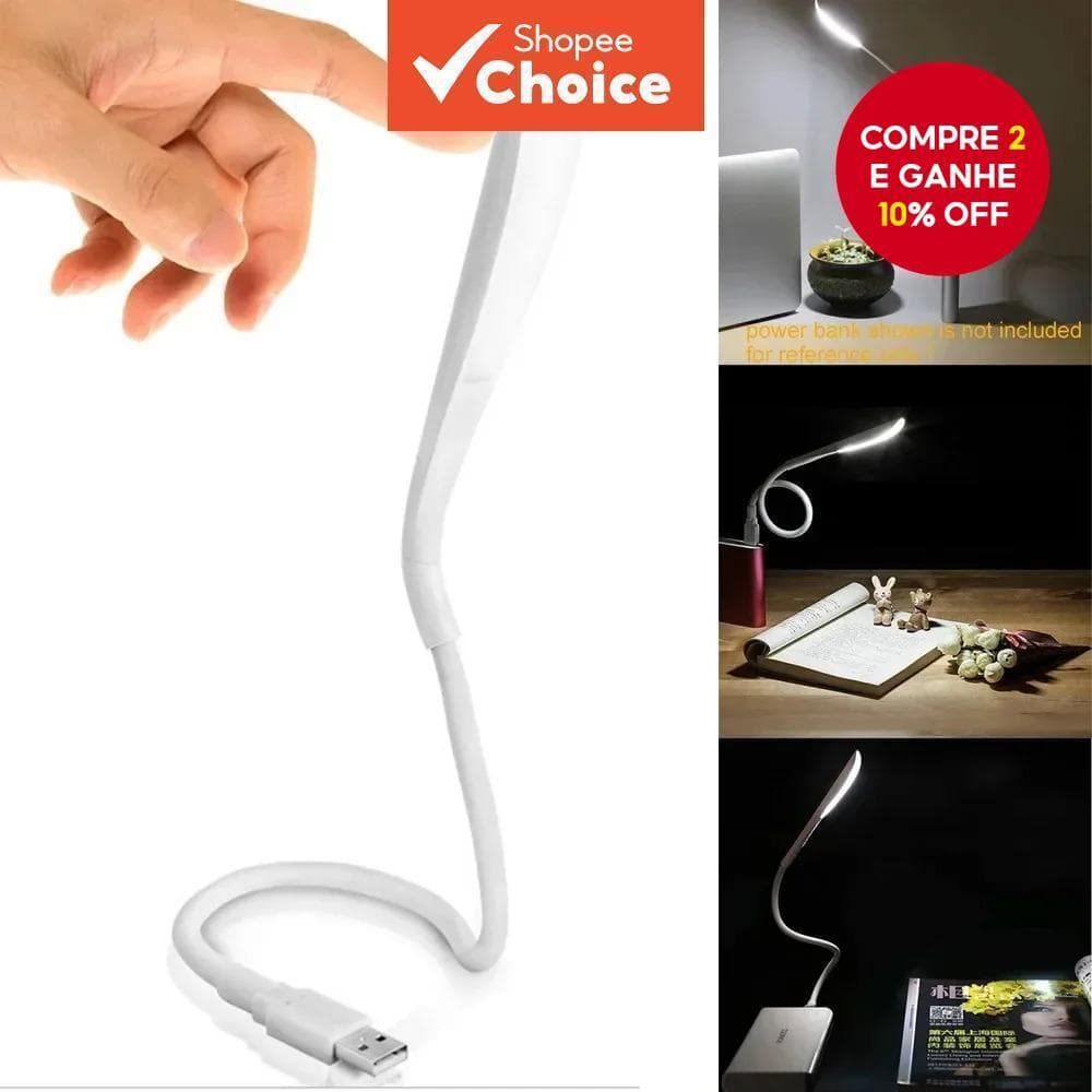 Flexível USB Sensor de Toque Luz Noturna Portátil Luzes LED para Notebook Laptops e Teclado