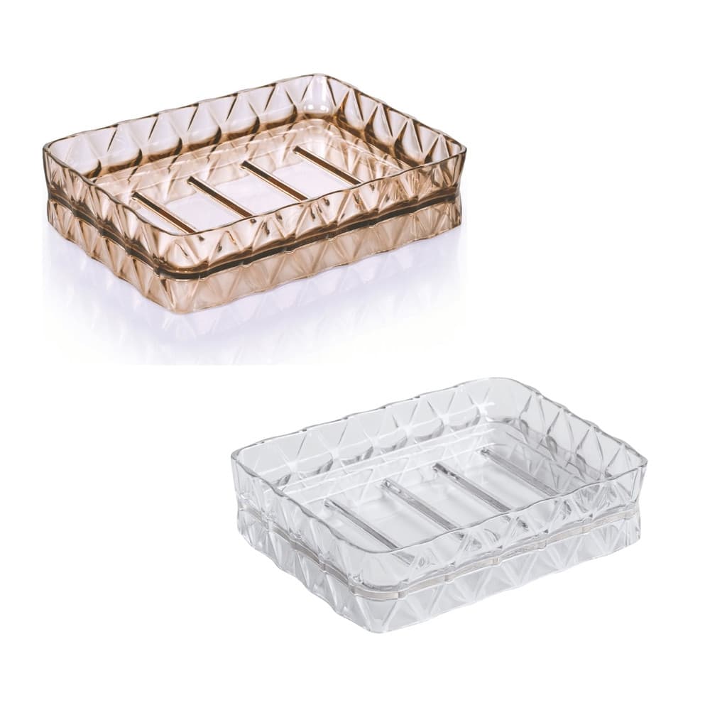 Saboneteiras Porta Sabonete Barra Pia Banheiro Lavabo Lavanderia Luxo Organização Elegante Acrílico