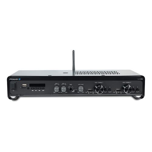 Amplificador Frahm Slim 2700 Optical - Som Ambiente Cor Preto Potência De Saída Rms 160 W