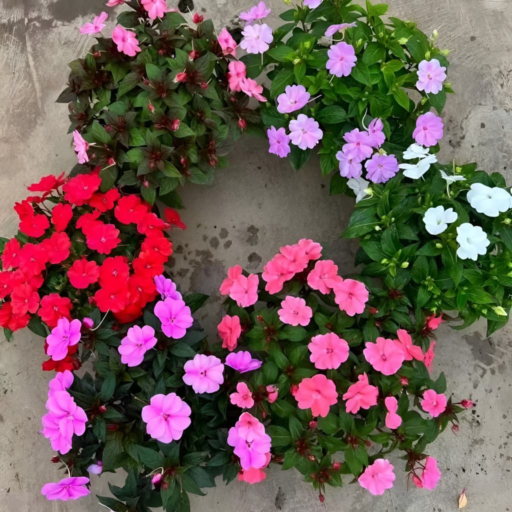 100 SEMENTES Sementes De Impatiens 100 Unid Alta Germinação