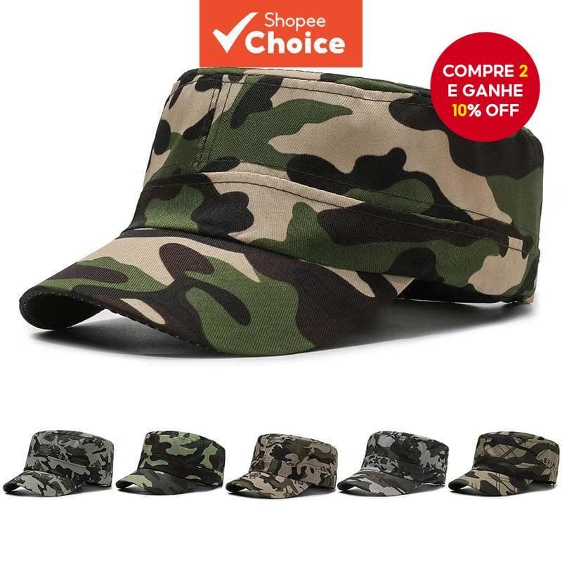 Boné De Treinamento Ao Ar Livre , Chapéu De Sol Militar Para Viagens Esportivas Camufladas Masculinas E Femininas