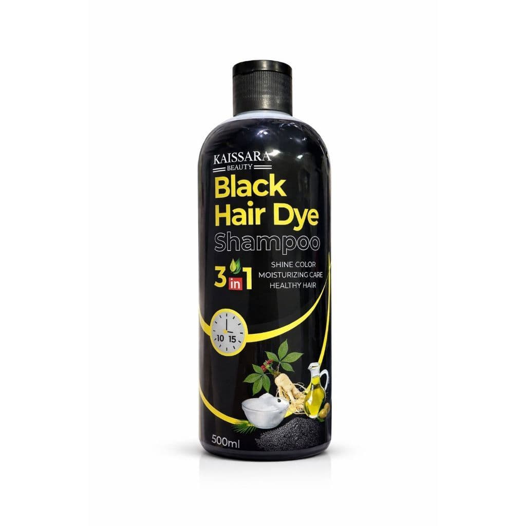 Shampoo Tonalizante Preto Grande 500 Ml Kaissara - Tintura - Preta Para Cabelos