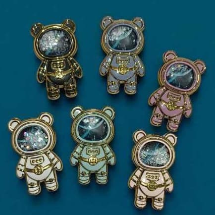 Suporte Para Celular Lindos Astronautas Ursinho com Estrelinhas Flutuantes