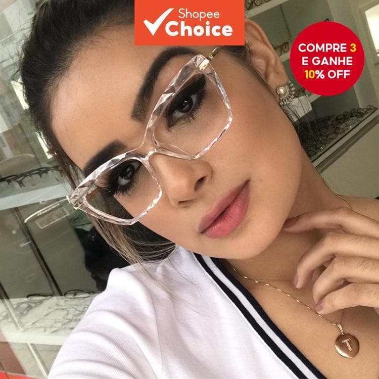 Óculos De Olho De Gato Da Moda-Moldura Retrô Com Bloqueio De Luz Azul Borda Cortada De Cristal