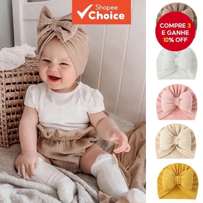 Fofo De Algodão Turbano Bebê De Grande Arco Macio E Elástico Para Crianças Fotografia De Chapéu Indiano
