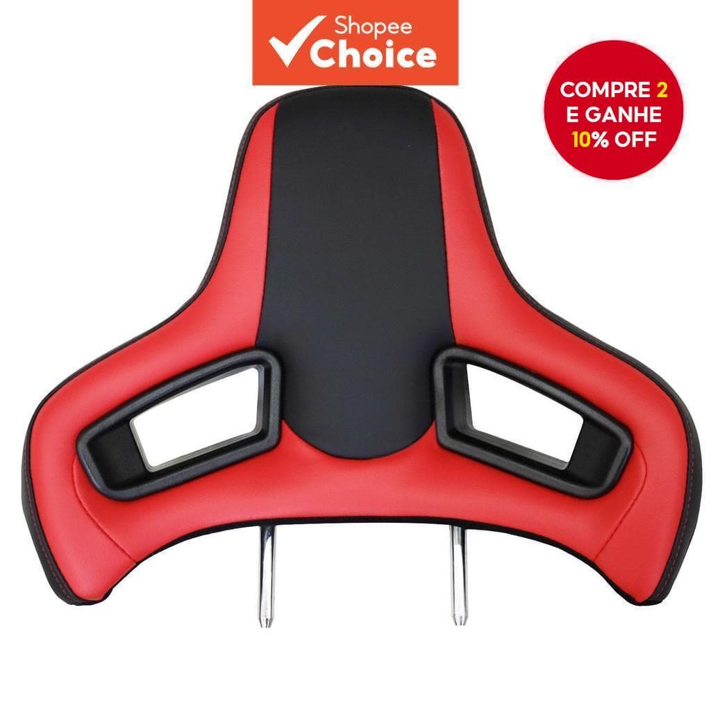  Substituição de almofada para encosto de cabeça de carro de couro PU - espuma de memória premium e costura durável,