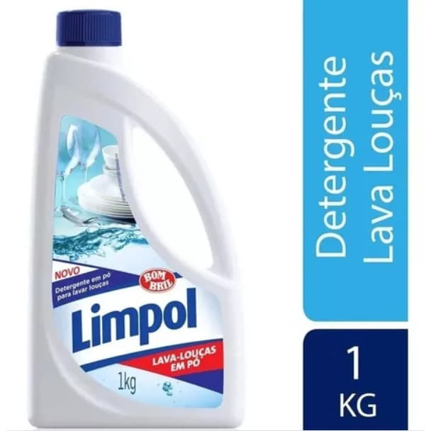 Limpol Sabão Lava Louças para Máquina em Pó 1 Kg