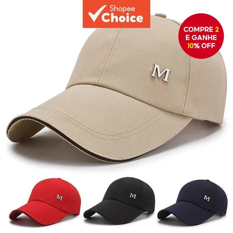 Boné Bico De Pato Unissex Moderno Com Proteção UV E Aba Curva Para Praia , Caminhada Viagens Ao Ar Livre