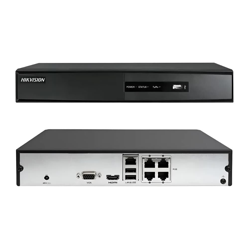 Hikvision Nvr Ds-7104ni-q1/4p/m 4 portas Poe