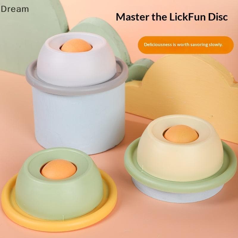 < Dream > Tapete Para Lamber Iogurte Animais De Estimação , Prato , Alimentador Lento Cães E Gatos-Tigela Interativa Lan