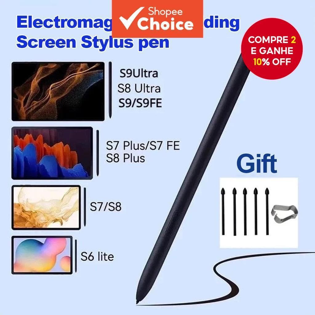 Substituição De Caneta S De 5 Pontas De Alta Precisão-Não Bluetooth Para Galaxy Tab S6 Lite/S7/S8/S9