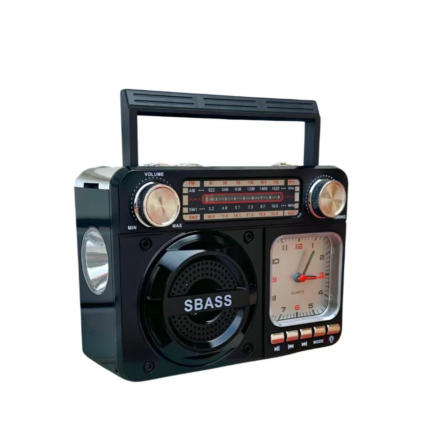 Rádio Portátil Am Fm A Pilha E Energia Usb Recárregavel