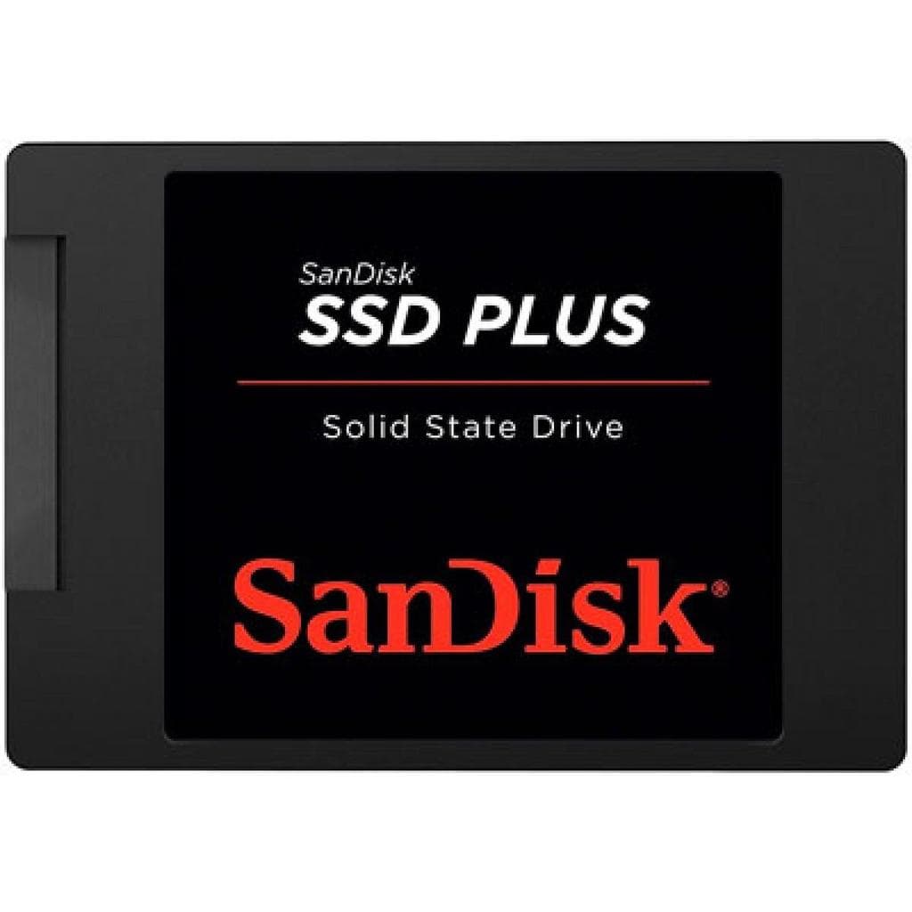 SSD SanDisk Plus, 500GB, Sata III, Leitura: 545MBs e Gravação: 505MBs, SDSSDA-500G-G28