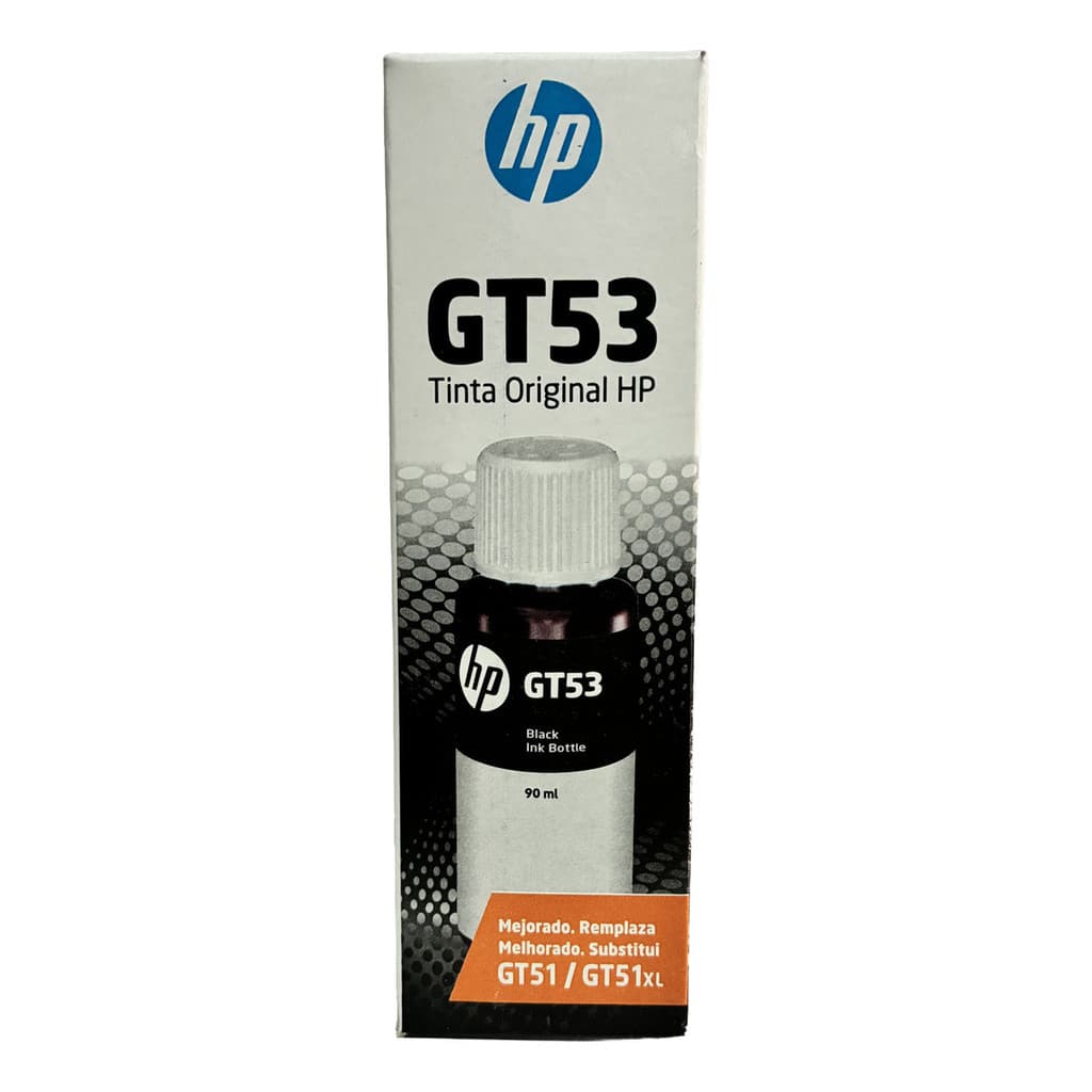 Refil Tinta Recarga Impressora Hp Gt53 Preto 90ml