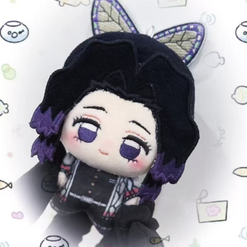 Demon Slayer Shinobu Kochou Kanao Tsuyuri Corpo Nunu De 10 Cm-Boneca De Algodão Doujin Impressa-Chaveiro De Anime Coleci