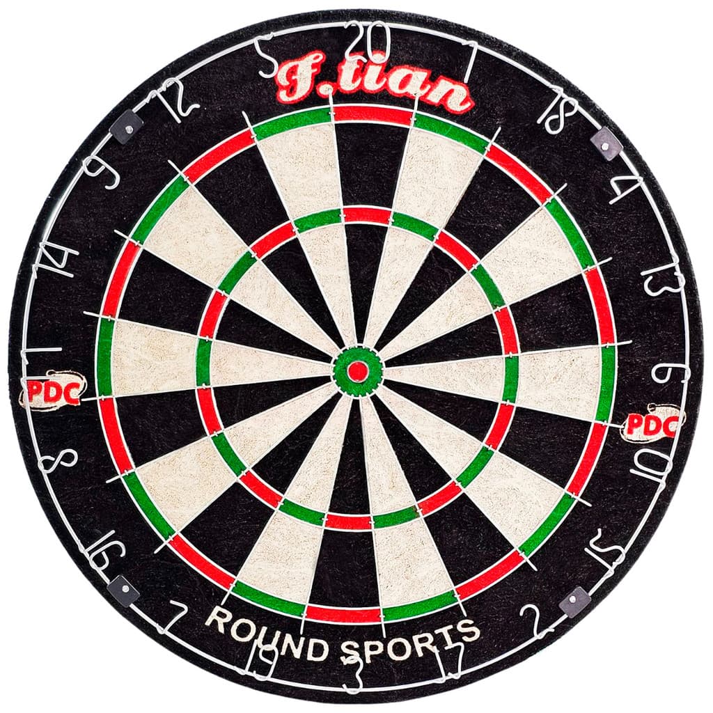 Alvo em Fibra de Sisal com 18" (45cm) Para Jogo de Dardos - Alta Qualidade