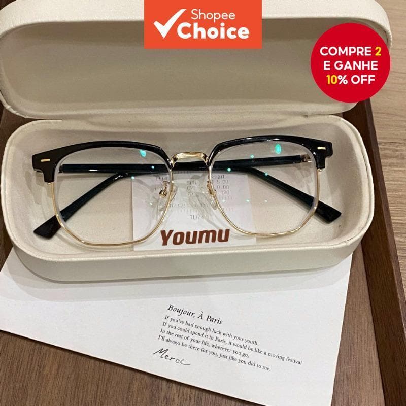 Óculos De Bloqueio De Luz Azul Vintage Unissex Proteção Anti Fadiga Contra Radiação , Sombras Para Homens