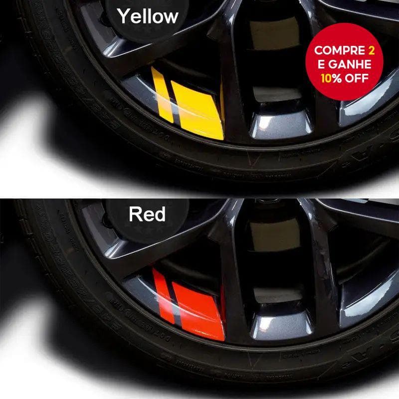 Novo Novo 4pcs Adesivo Refletivo de Alta Visibilidade para Rodas de RV - Fácil de Aplicar com Adhesivo Ativado por