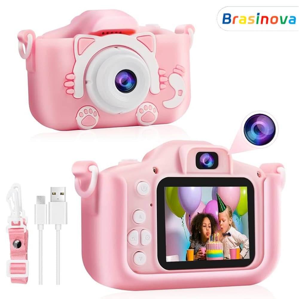 Câmera Digital infantil, câmera fotográfica infantil, fotógrafo e fotografar fotos reais