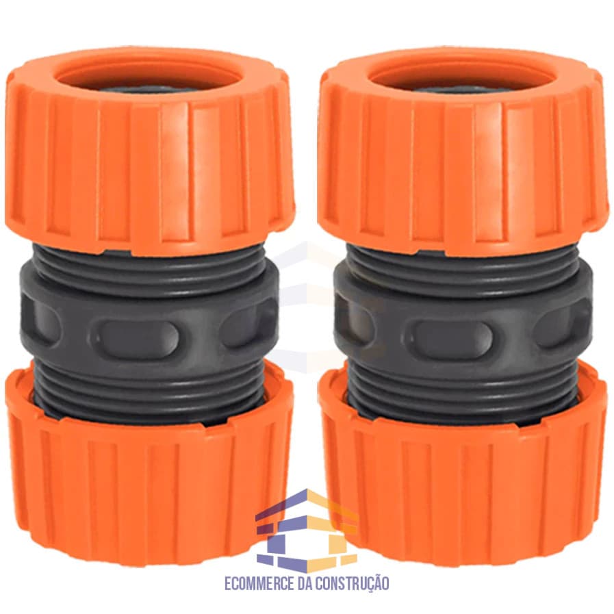 Kit 2 Ligação Reparadora Emenda de Mangueira 1/2  Extensor Tramontina