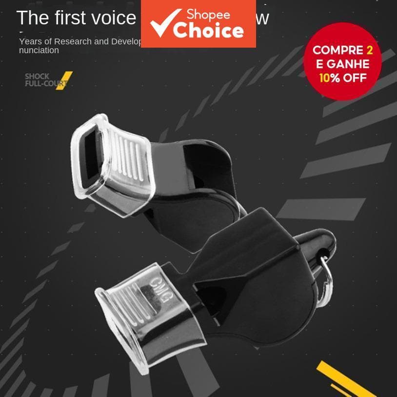 Apito de Plástico Profissional de Alto Som para Árbitros Específico de Esportes