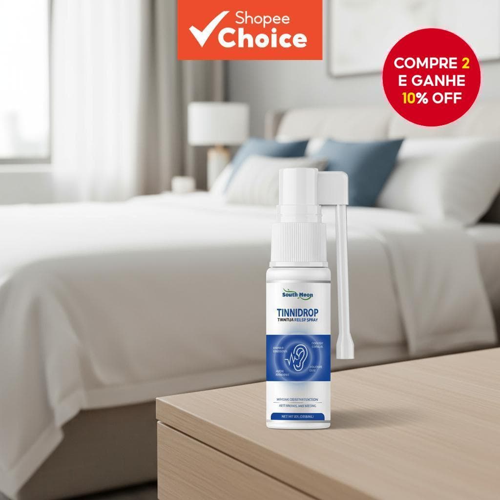  Spray de Zumbido, Alívio Suave para o Zumbido e Ruído nos Ouvidos, Melhora a Audição e o Conforto, Cuidado com a Cera,