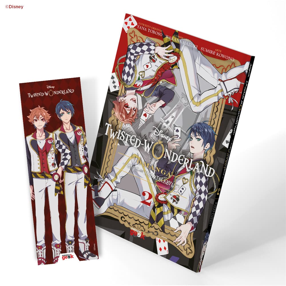 Livro - Disney Twisted-Wonderland: O mangá - Livro de Heartslabyul - 2 - Editora Universo dos Livros ISBN 9786556098951