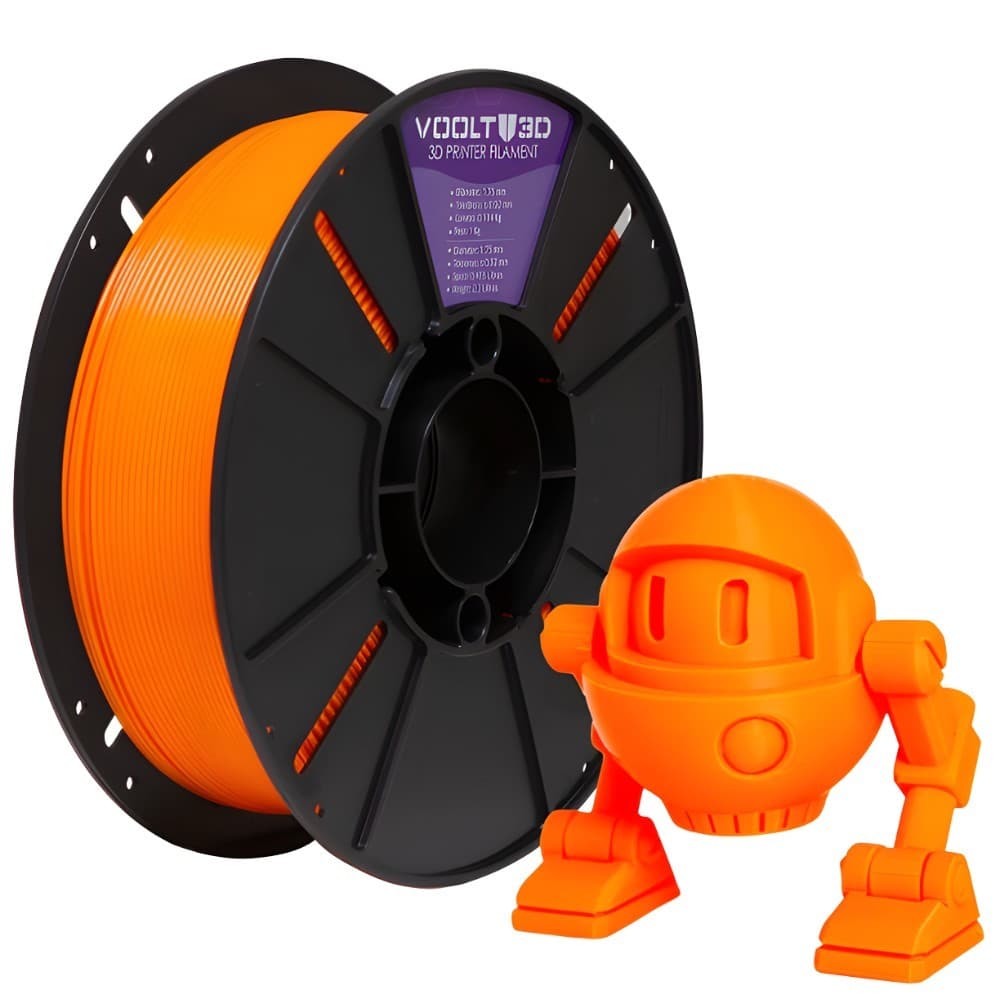 Filamento Impressão 3D Voolt Pla Laranja 1Kg