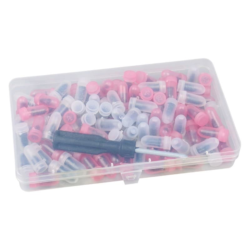 KOOL 100 Peças Kit Borracha Para Reparo Pneus, Parafusos A Vácuo, Ferramenta Serviço Rápido Carro, Caminhão