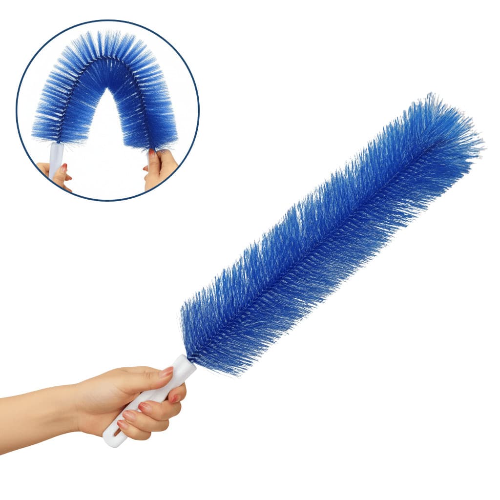 Escova Limpador De Ventilador Sofá Dobrável Poeira Espanador Vassourinha Flexível Tira Pó Moderno