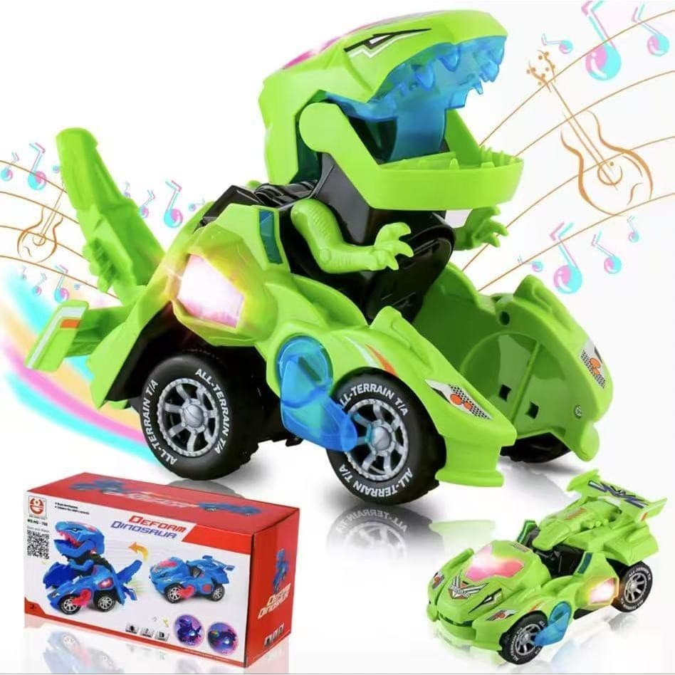 *OFERTA* Brinquedo carrinho de dinossauro anda, mexe , luz e som