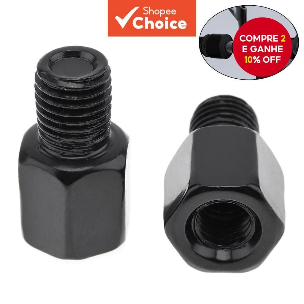 8mm A 10mm Motocicleta Espelho Retrovisor Adaptador Parafuso De Moto No Sentido Horário E Contrário