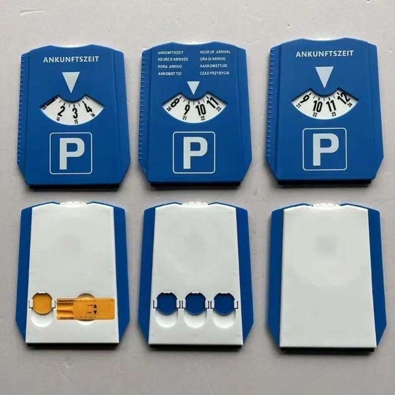 X13D Economize Espaço Medidor De Profundidade De Pneu De Carro Cartão De Estacionamento Raspador De Neve Disco De Exibiç