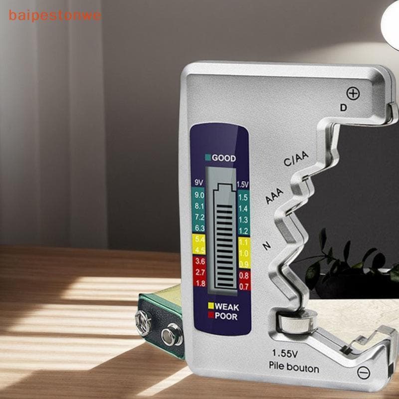 [baipestonwe] Testador De Baterias Botão Universal De Capacidade Digital Para Lithum N/AAA/CAA/D/1.5V Verificador De Cél