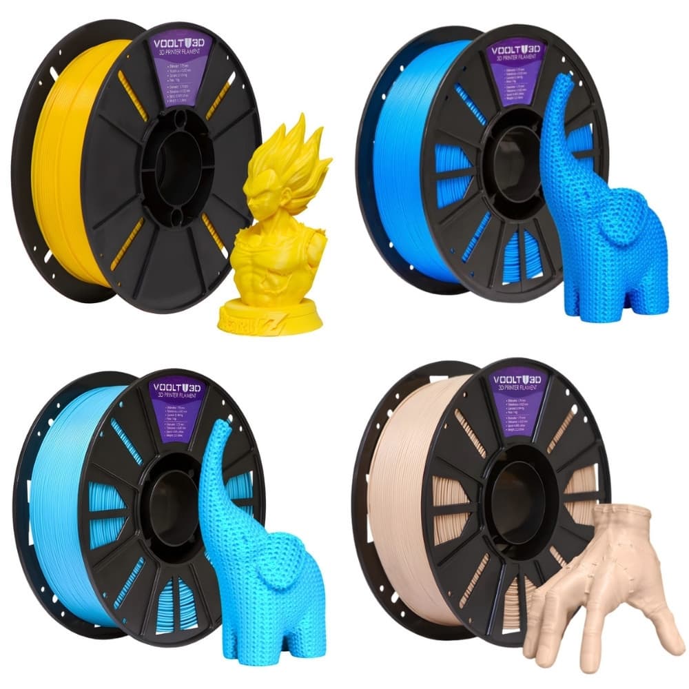 Filamento Impressão 3d Voolt Pla 1,75mm 1kg Várias Cores