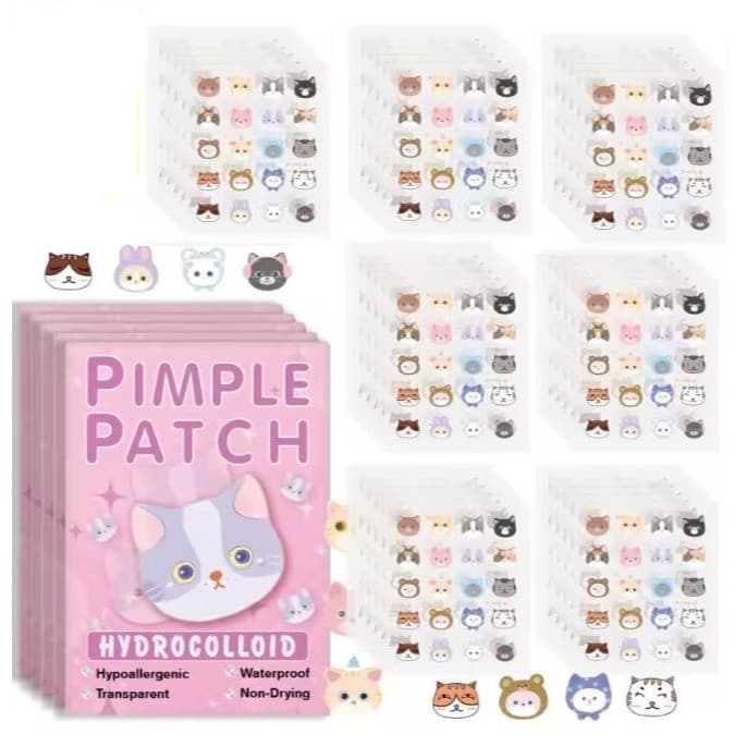 100 Adesivos Antiacne Impermeáveis – 5 Cartelas com 20 Unidades Cada