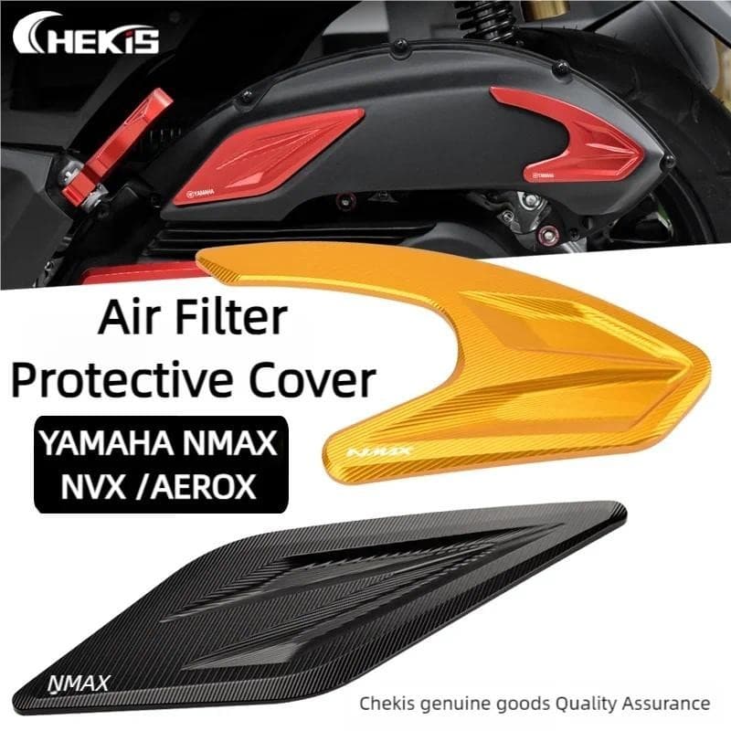 Chekis É Adequado Para Yamaha Nmax125/155/160 Nmax Turbo Neo Filtro De Ar Modificado Capa Protetora Decorativa De Liga D