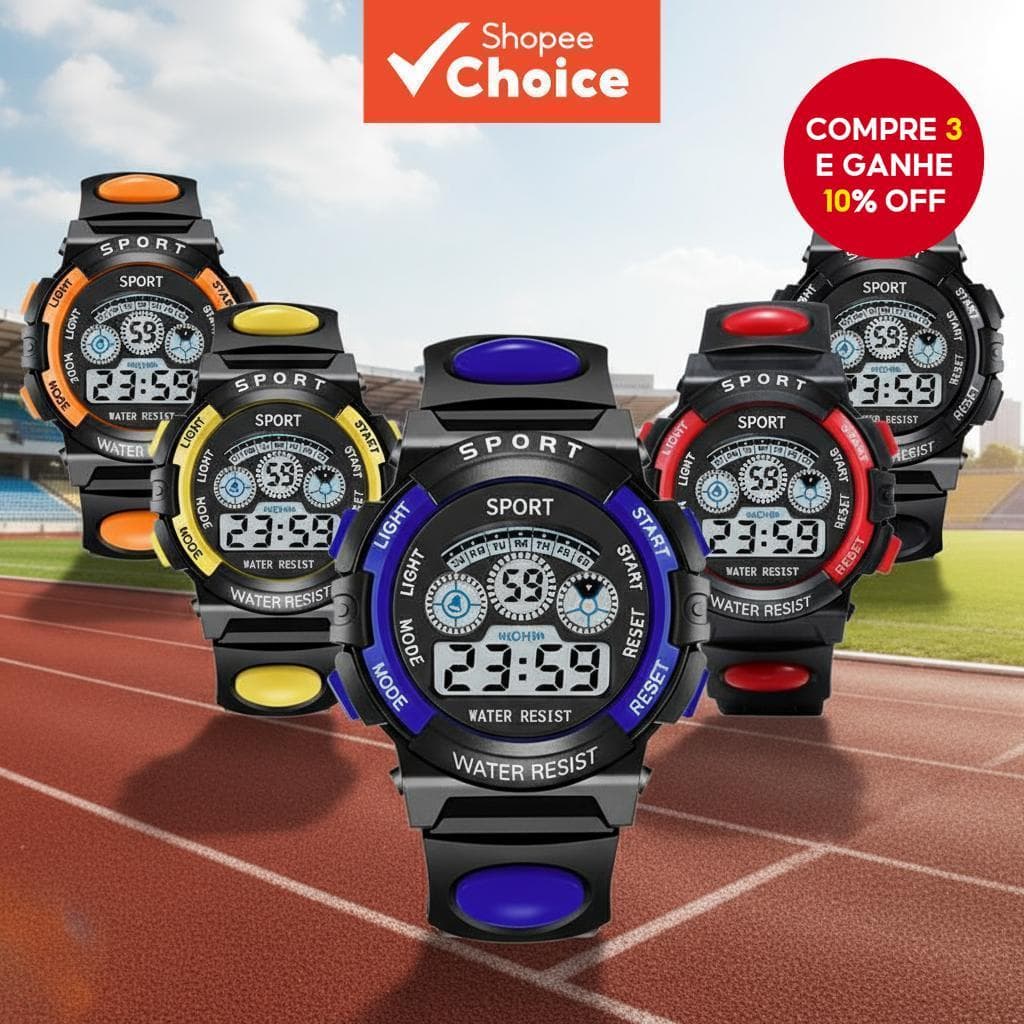  NTR-D22 Relógio Digital Esportivo Para Meninos, Meninas, Crianças, Homens, Relógio Eletrônico