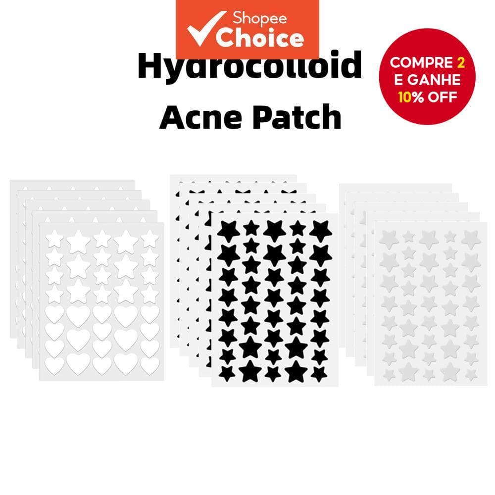 36/40 Pcs Adesivos Para Acne, Patches Hidrocolóides Para Cobertura De Espinhas E Manchas, Pele Limpa