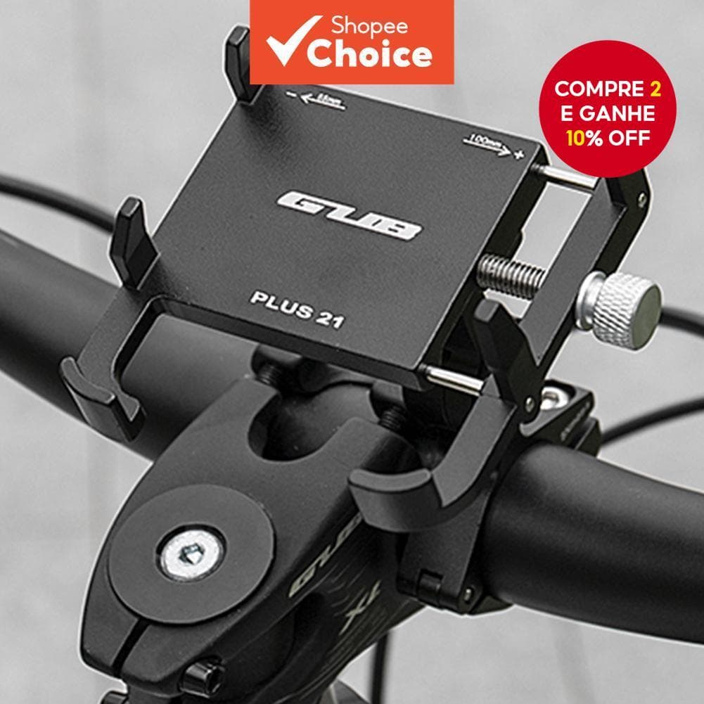 GUB PLUS Rotatable Anti-slip Motorcycle Bike Phone Holder Bracket