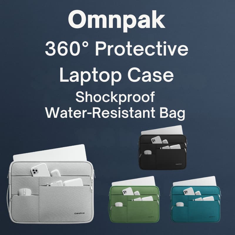 Omnpak 360 ° Capa Protetora Para Laptop Dispositivos De 13 A 16 Polegadas-Pasta Resistente À Água E Prova De Choque Air , Pro , Dell XPS , ThinkPad Muito Mais