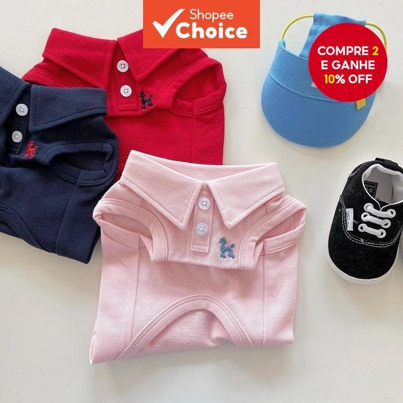 Roupas De Pólo Cão Camisa Cachorro Shih Tzu Gato