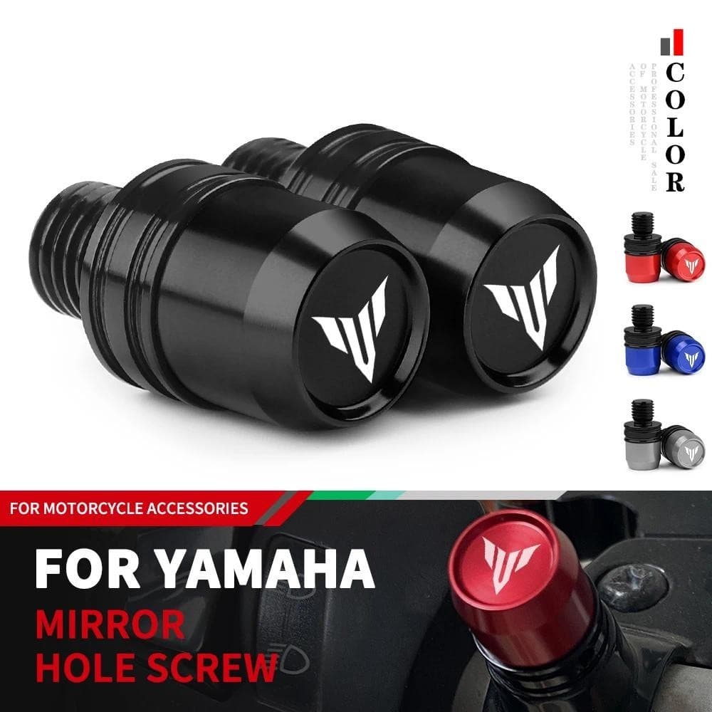 2025 Para Yamaha MT07 MT09 MT10 MT15 MT 07 09 10 SP MT03 Motocicleta CNC Accessorie M10 * 1.25 Espelho Buraco Plug Paraf