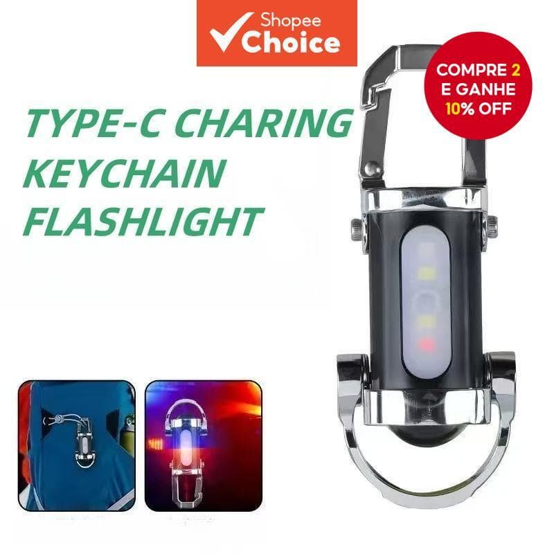 Lanterna de Chaveiro Portátil para Exterior À Prova D'Água Multi Funcional Gear Ultra Pequena Mini Iluminação